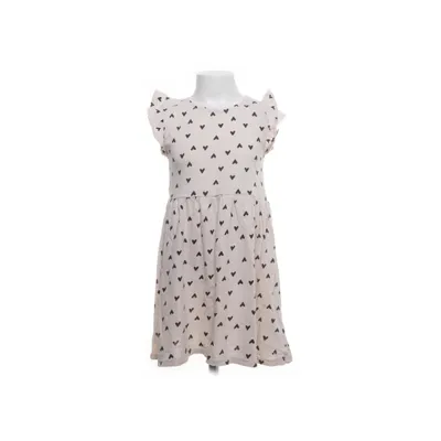Jurk (Beige, Zwart) van H&M Basic Katoen