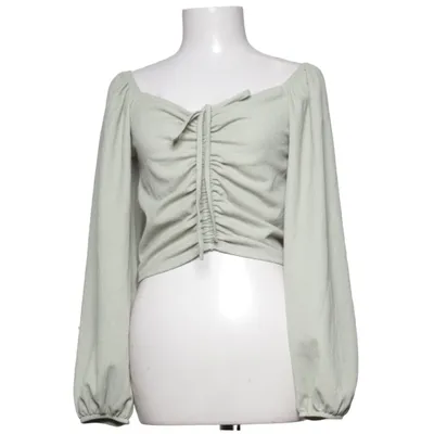 Crop top (Grön) från Bubbleroom Elastan, Polyester