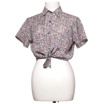 Chemise à manches courtes (Noir, Multicolore) de American Apparel Polyester