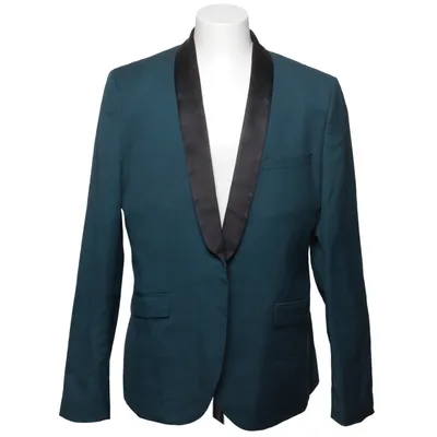 Veste de smoking (Bleu, Noir) de H&M Polyester, Viscose, Laine