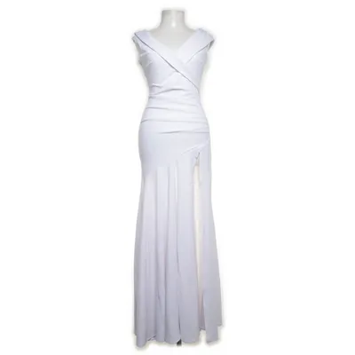 Aftonklänning (Vit) från Goddiva Elastan, Polyester