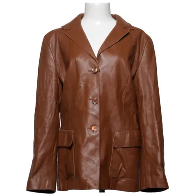 Blazer en cuir (Marron) de Beck Cuir