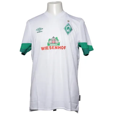 Fotbollströja (Vit, Grön) från Umbro Polyester