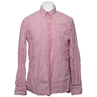 Buttondown-skjorta (Röd, Vit) från Tommy Hilfiger Bomull