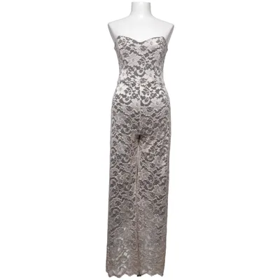 Combinaison (Beige, Noir) de Rare London Élasthane, Polyamide, Polyester, Viscose