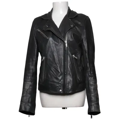 Bikerjack (DURIS JACKET 7248) van Samsøe & Samsøe Leer, Polyester, Viscose