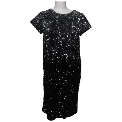 Dress (Black, Silver) from Gina Benotti Elastane, Polyester