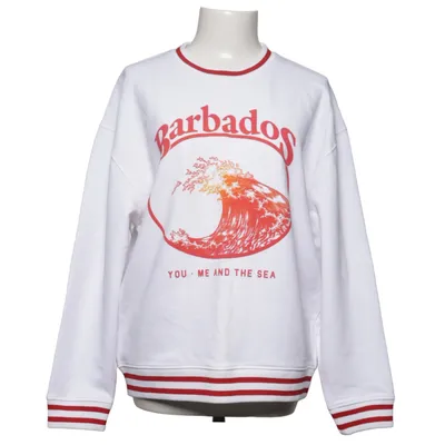 Sweatshirt (Hvid, Rød) fra Zoe Karssen Bomuld, Polyester