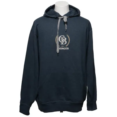 Huvtröja (Blå) från Premium Bomull, Polyester