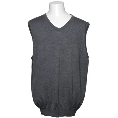 Pull sans manches (Gris) de Dressmann Premium Collection Laine de mouton