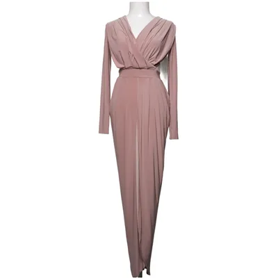 Långklänning (Rosa) från Missi London Elastan, Polyester