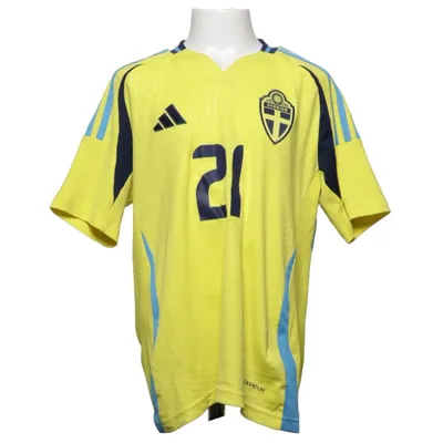 Fotbollströja (Gul, Blå) från Adidas Återvunnen polyester