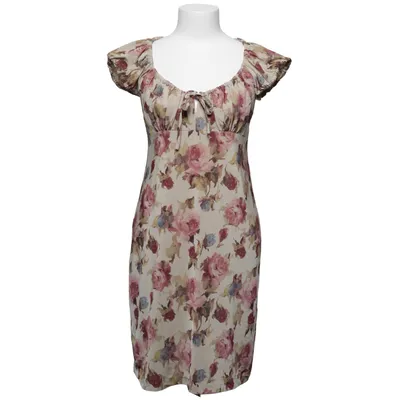 Kleid (Beige, Pink, Grün) von Anna Sui Elasthan, Polyester