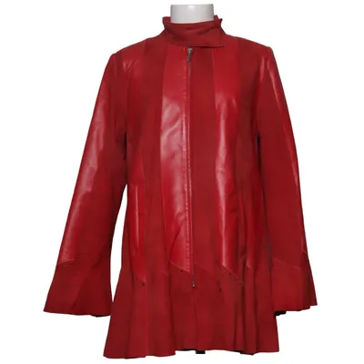 Läderjacka (Röd) från Leather Nces A Polyester
