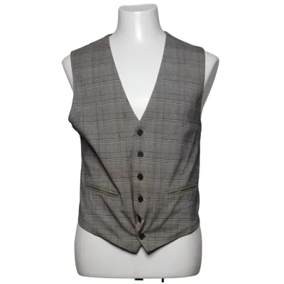 Gilet de costume (Gris, Marron) de Iceman Élasthane, Polyester, Viscose