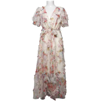 Jurk (Wit, Meerkleurig) van Shein Curve Polyester
