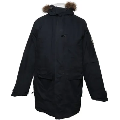 Parka (Noir) de Melka Coton, Duvet, Plume, Polyamide, Polyester