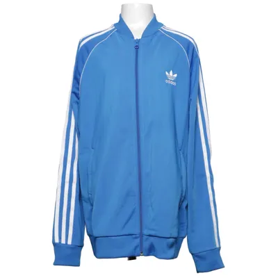 Træningsjakke (Blå, Hvid) fra Adidas Genanvendt polyester