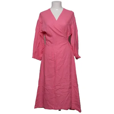 Slå-om-kjole (Pink) fra InWear Linned, Viscose