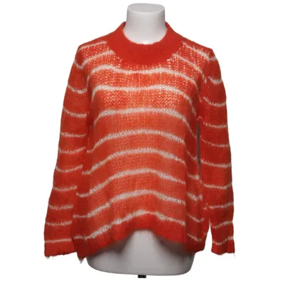 Pull-over (Orange, Blanc) de Rabens Saloner Mohair, Polyamide, Laine