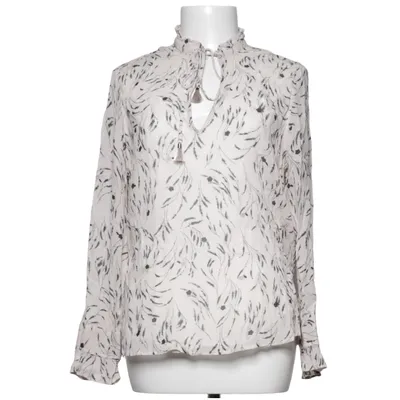 Blus (Vit, Svart) från Custommade Viskos