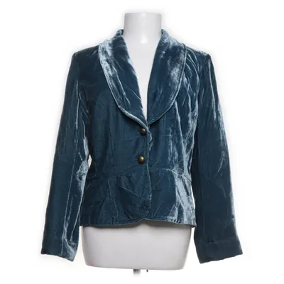 Blazer (Turquoise) van Flash Zijde, Viscose
