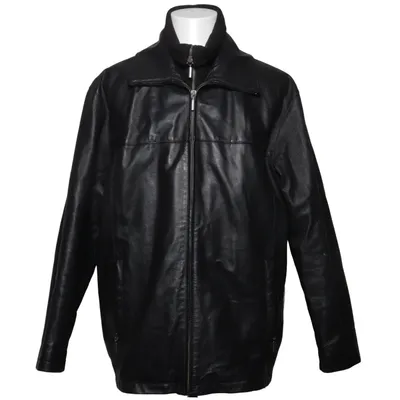 Veste en cuir (Noir) de Angelo Litrico for C&A Cuir, Polyester