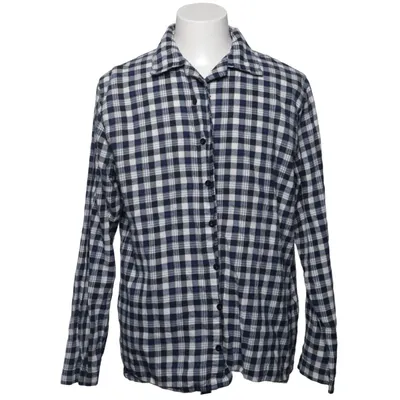 Chemise en flanelle (Bleu, Blanc) de JBS Coton