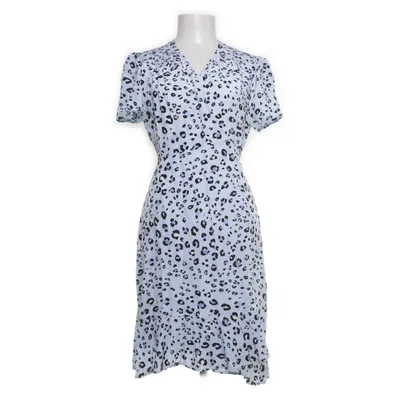 Wrap dress (Blue, Black) from Séraphine Viscose