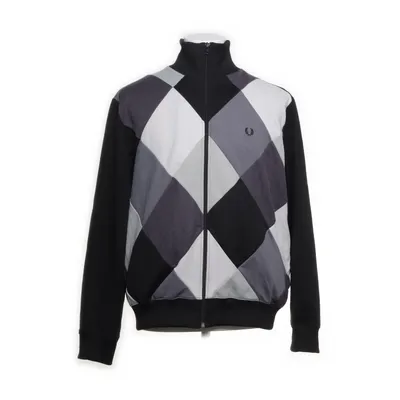 Trainingsjack (Zwart, Meerkleurig) van Fred Perry Katoen, Polyester