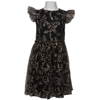 Cocktailkleid (Schwarz, Gold) von VRS Fashion Polyester
