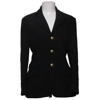 Blazer (Noir) de Ralph Ralph Lauren Acétate, Cupro