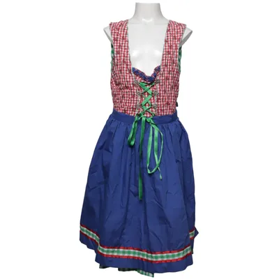 Dirndl (Bleu, Rouge, Blanc) de Isar-Trachten Coton
