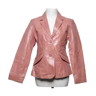 Läderkavaj (Rosa) från Aviatrix Skinn, Polyester