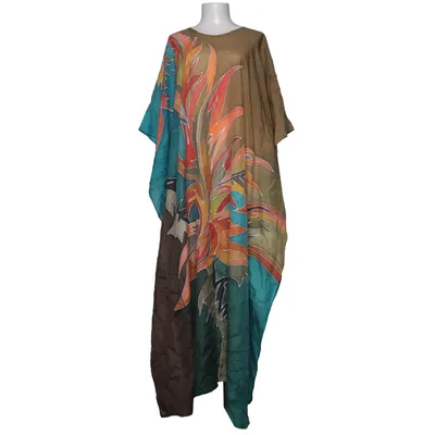 Kaftan (Groen, Bruin, Meerkleurig) van Yala Zijde