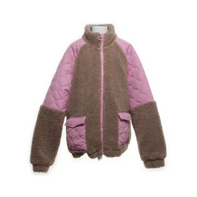 Vinterjacka (Beige, Rosa) från Lindex Kids Polyester