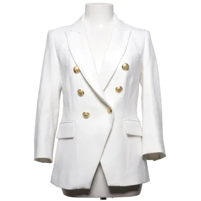 Blazer (Wit) van Veronica Beard Katoen, Elastaan, Polyester, Viscose