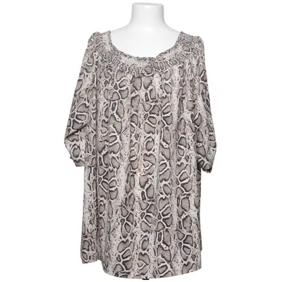 Top (Beige, Black) from AnnaLisa Polyester