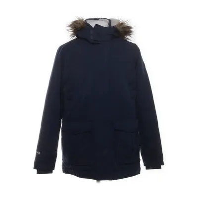 Vinterjacka (Blå, Beige) från Hollister Pälsimitation, Polyester