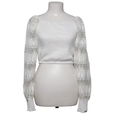 Crop top (Wit) van Jean Louis Francois Katoen, Polyester