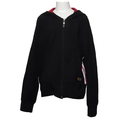Hoodie (Black, Red) from Red & Blue Cotton, Elastane
