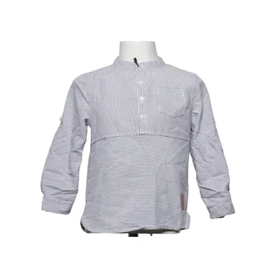 Henley Shirt (Blau, Weiß) von Emil i Lönneberga Baumwolle, Polyester
