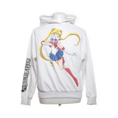 Hoodie (White, Multicolored) from Sailor Moon