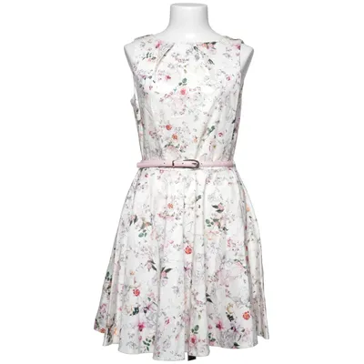 Dress (White, Multicolored) from Closet