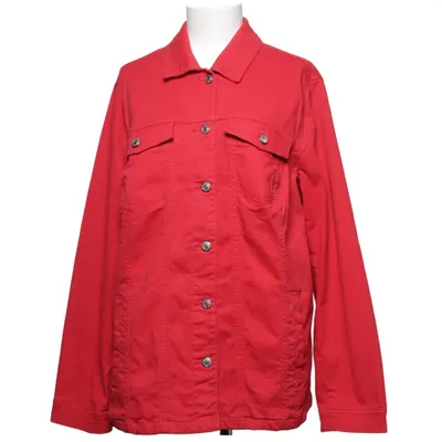 Denim jacket (Red) from BPC Selection Cotton, Elastane