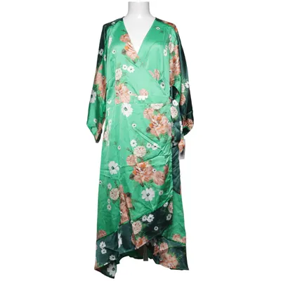 Omlottklänning (Grön, Flerfärgad) från Liquorish Polyester