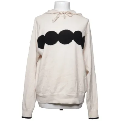 Hoodie (Beige, Black) from Marimekko x Uniqlo Cashmere, Wool