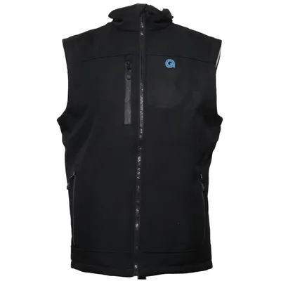 Gilet d'extérieur (Noir) de Gesto Polyuréthane, Polyester recyclé