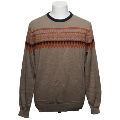 Sweater (Beige, Orange, Blå) fra Lindbergh White Akryl, Polyamid, Uld