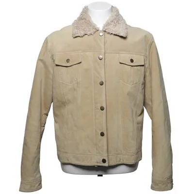 Shearlingjacka (Beige) från Tiger of Sweden Akryl, Skinn, Polyester